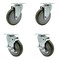Service Caster Cooking Performance Group 369CASTER4 Replacement Caster Set with Brakes-, 4PK COO-SCC-20S514-PPUB-2-TLB-2 - alternate 1